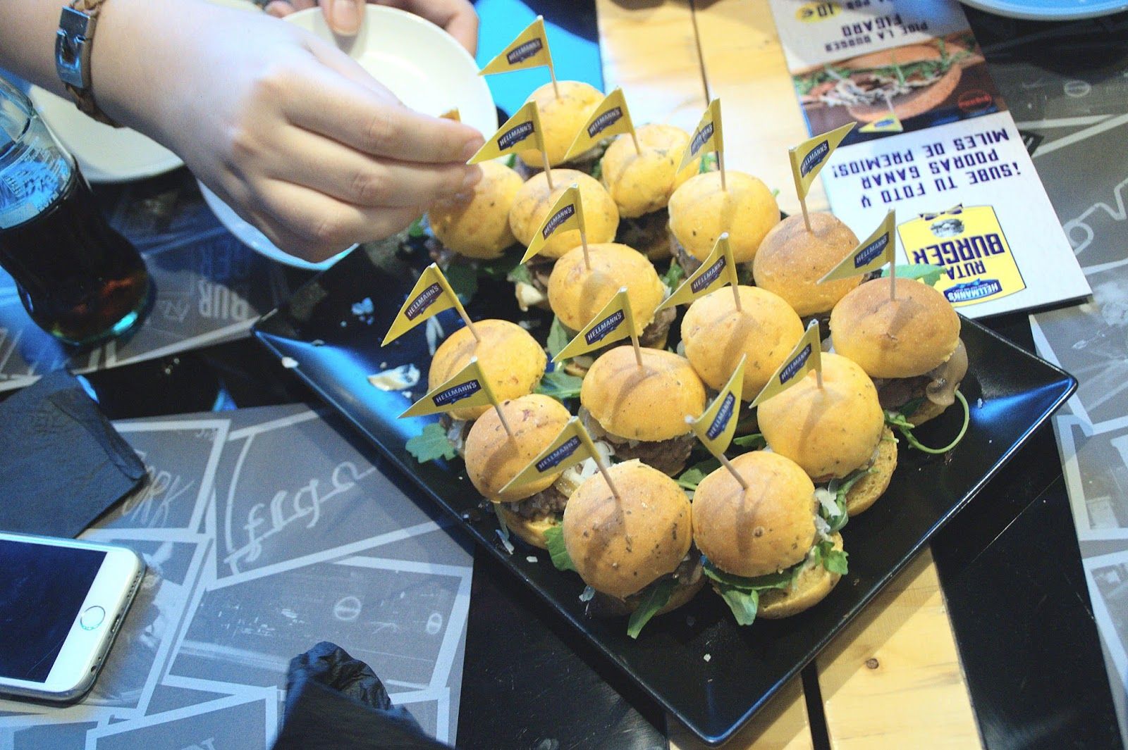 Ruta Burguer Hellmans 2015 Barcelona