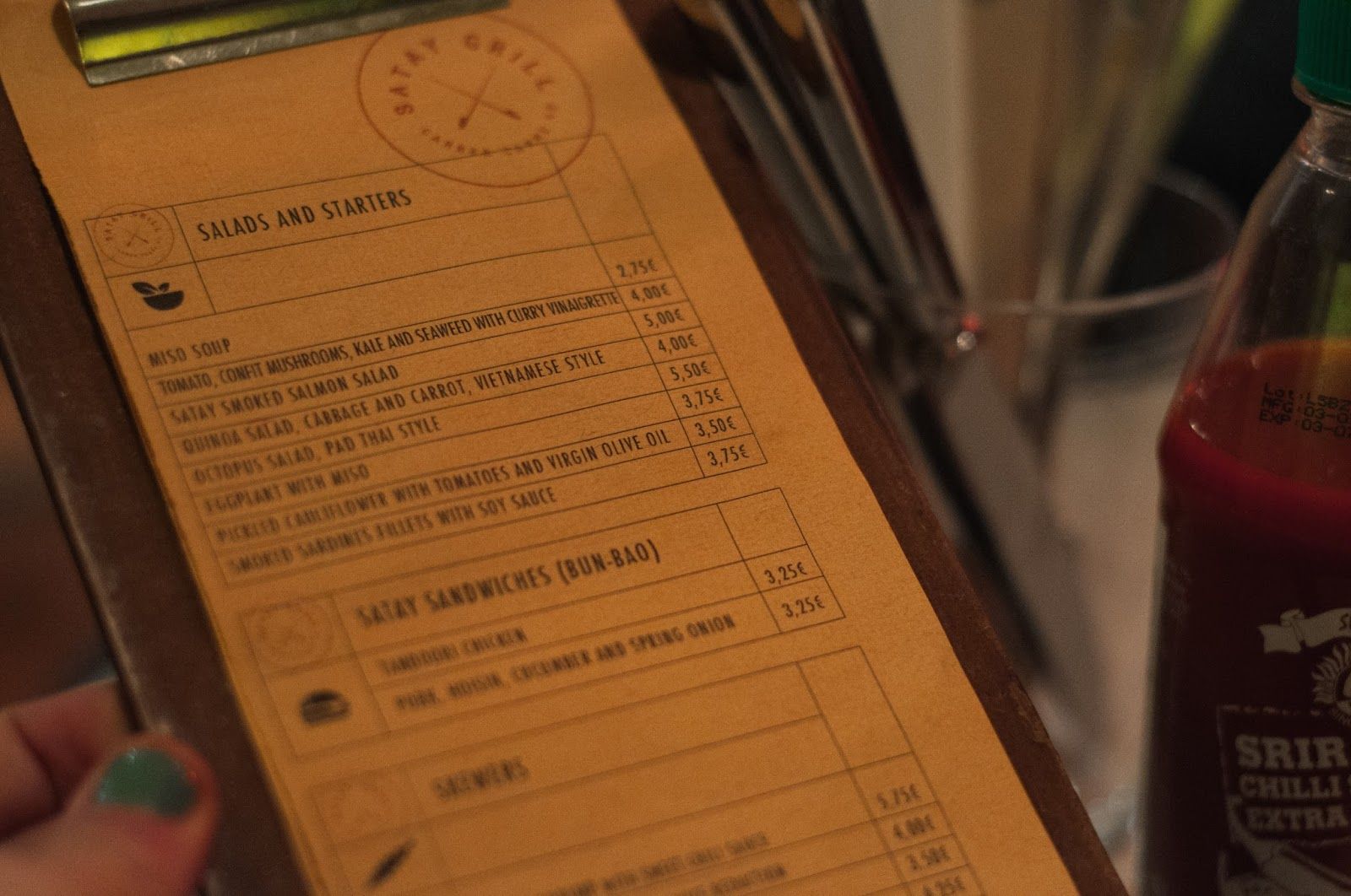 Satay Grill Tribu Woki Barcelona