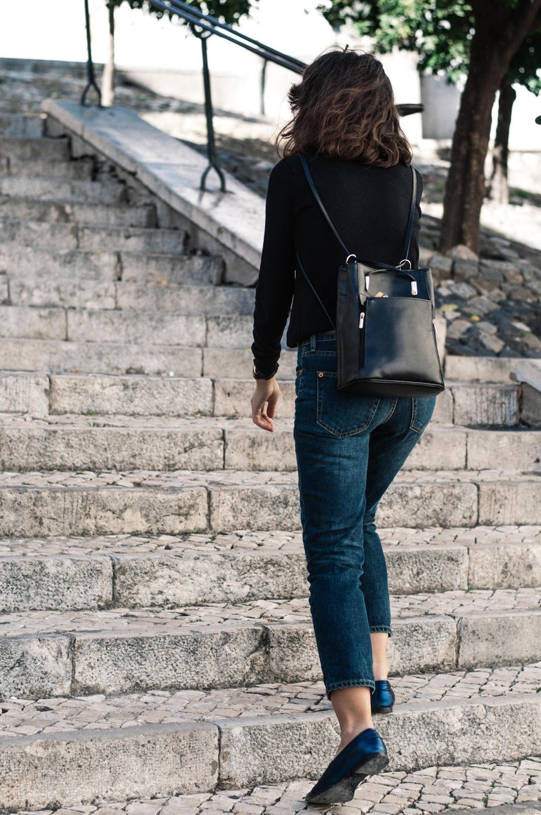 Jeans, Jersey Mango, Mocasines Uterque