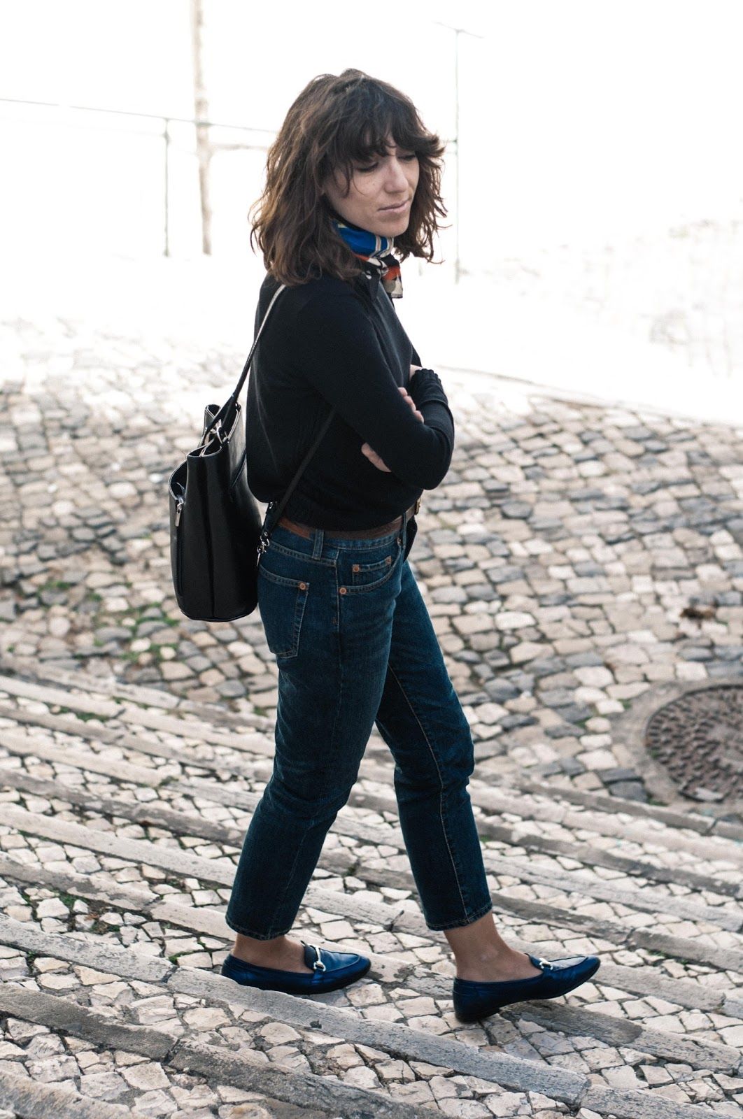 Jeans, Jersey Mango, Mocasines Uterque