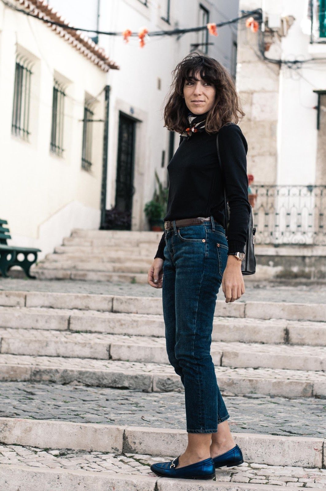 Jeans, Jersey Mango, Mocasines Uterque