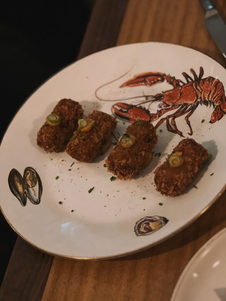 Croquetas en Fiffty Fiffty Barcelona