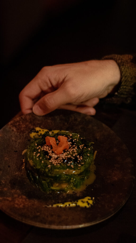 Ensalada de wakame de Kynoto sushi bar de Barcelona