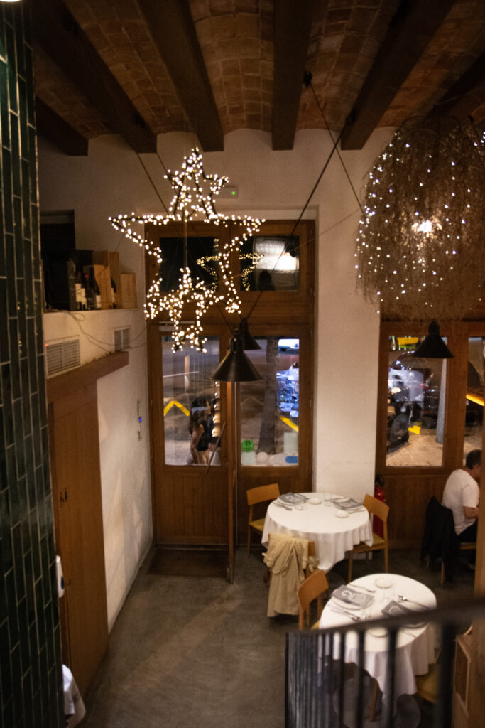 Interior del restaurante La Gormanda de