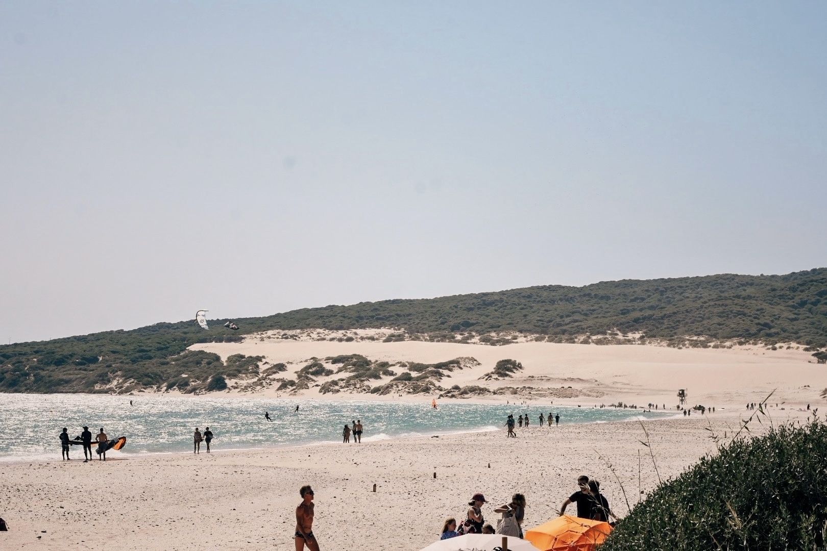 Playa de Valdevaqueros desde el chiringuito Bibo Tarifa de Dani Garcia