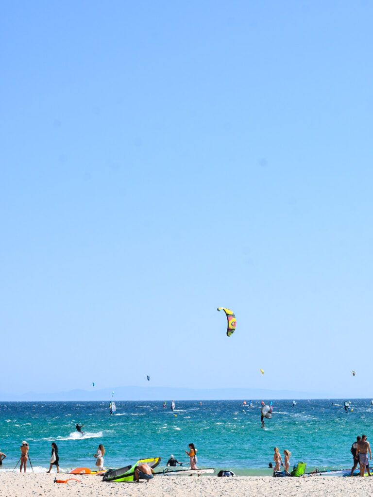 Playa de Valdevaqueros desde chiringuito Bibo Tarifa