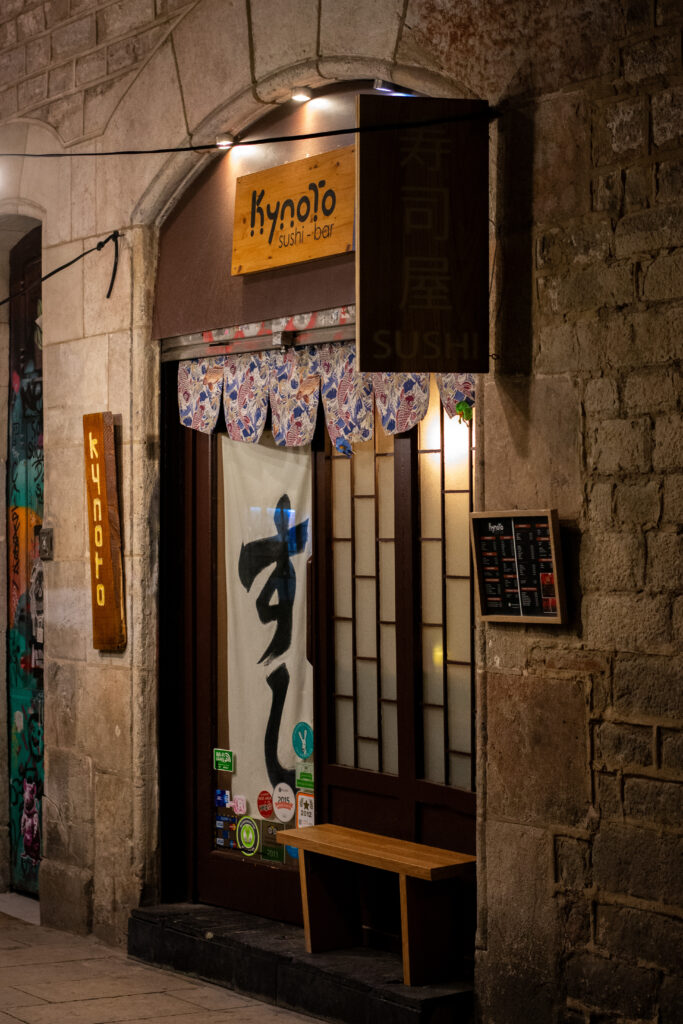 Exterior de Kynoto Sushi Bar en Barcelona