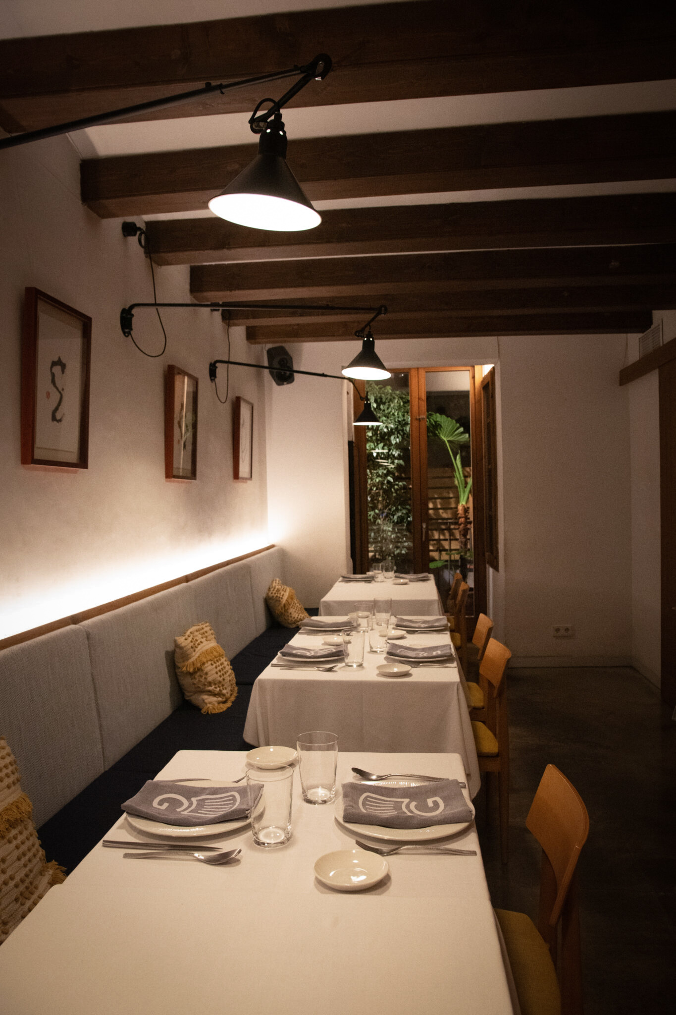 Interior restaurante La Gormanda Barcelona