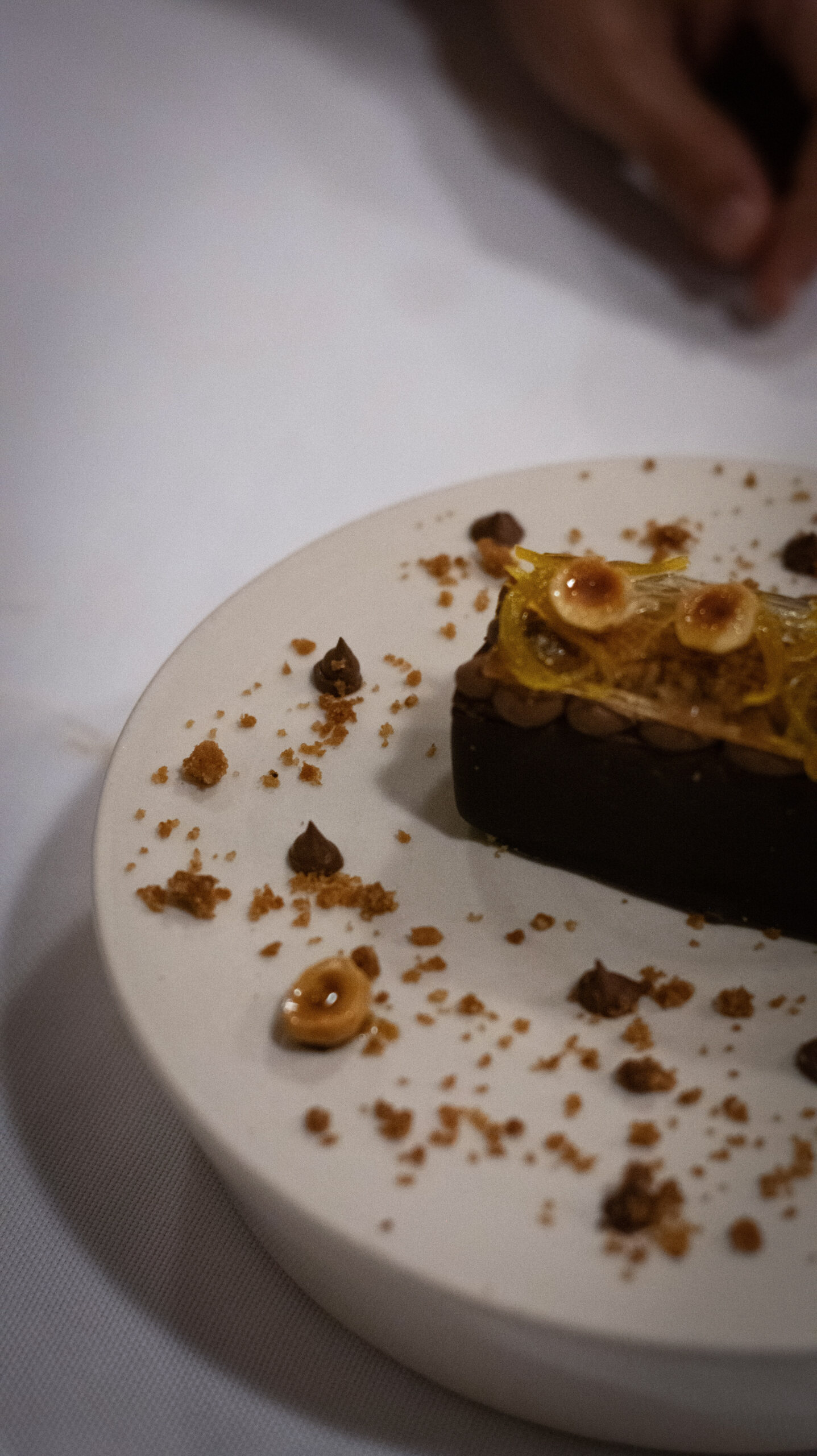 Lingote de gianduja y chocolate crujiente de La Gormanda Barcelona