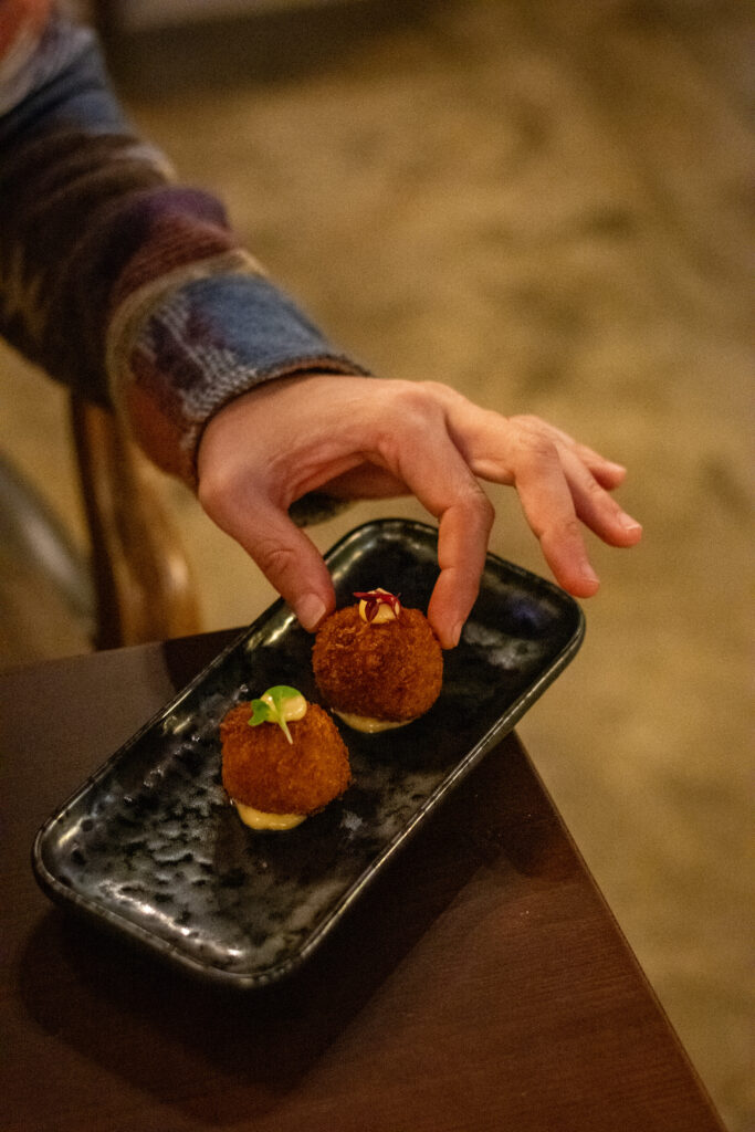 Croquetas de langostinos LAMALVA Barcelona