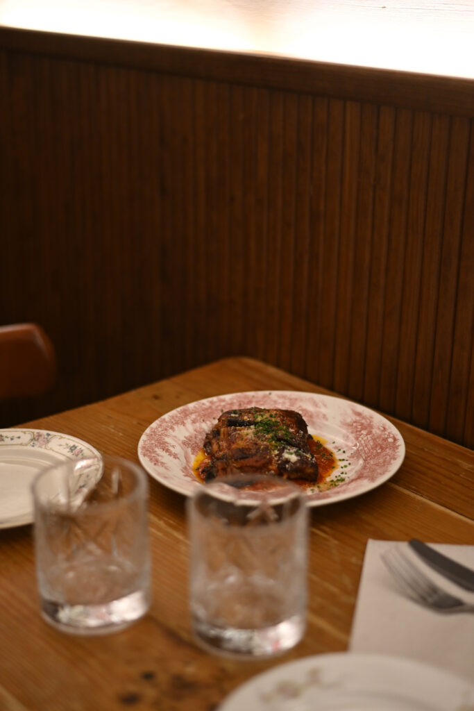 Berenjena a la parmeggiana de la Trattoria Enriquetto restaurante italiano en Barcelona