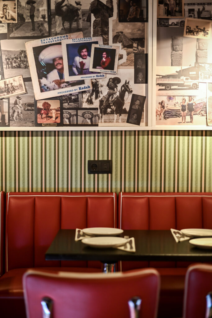 Interior de Paloma Fondita Mexicana restaurante Barcelona