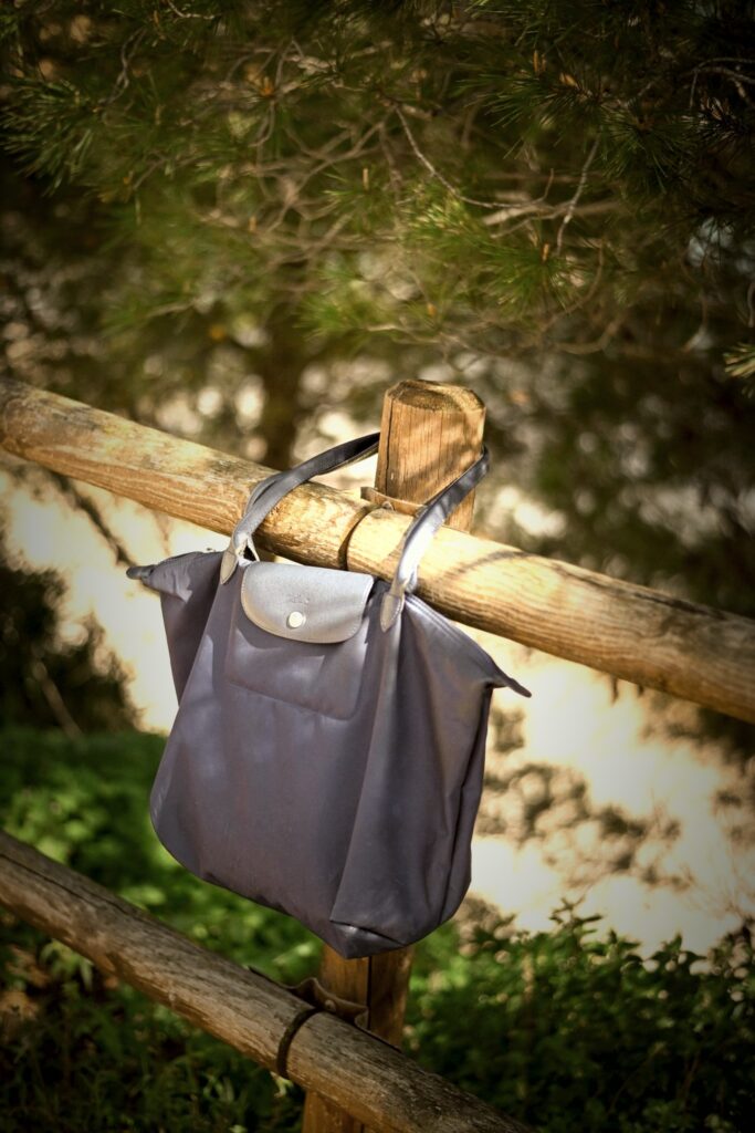 Bolso longchamp le pliage azul