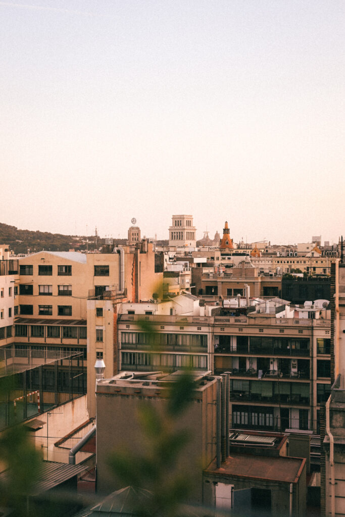 Vistas desde la terraza de El Palace Barcelona