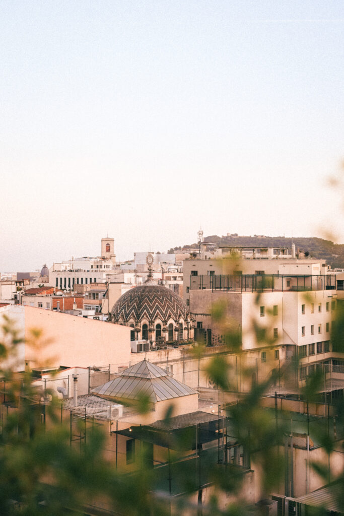 Vistas desde la terraza de El Palace Barcelona