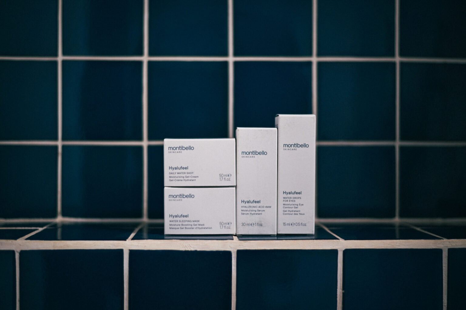 Gama Hyalufeel de Montibello Skincare con ácido hialurónico 4D