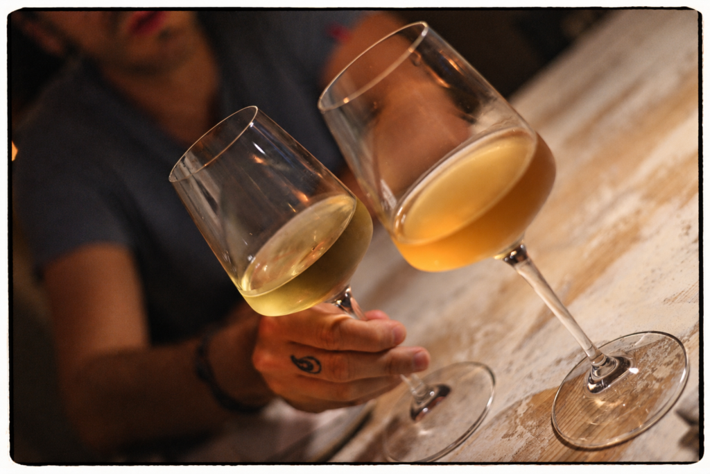 Vinos naturales en restaurante Cuadro Poblenou de Barcelona