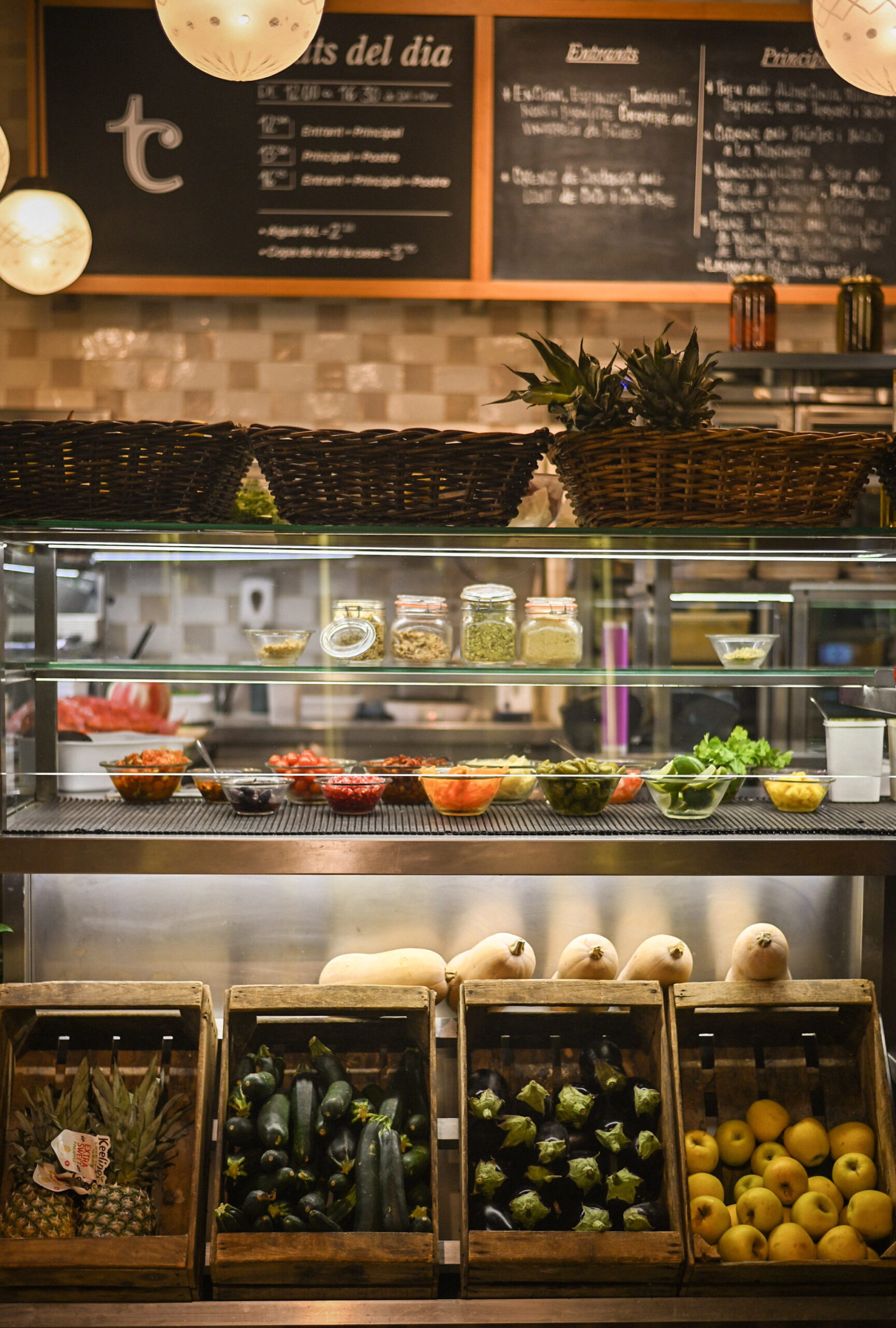 Teresa Carles restaurante vegetariano en el centro de Barcelona